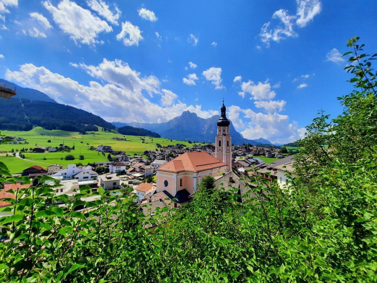 Binterhof Alpin Deluxe App Villa Castelrotto Exterior photo